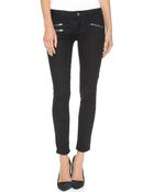Siwy Mickie Zip Skinny Jeans - Doll Face - Lyst
