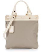 Ivanka Trump Onyx Faux Leather Briefcase/Stone - Lyst
