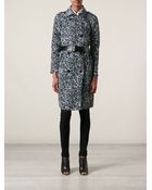 MICHAEL Michael Kors Belted Trench Coat - Lyst