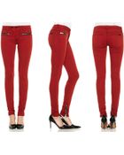 Joe's Jeans Zip Moto Skinny - Lyst
