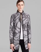 Grayse Lace Embellished Coat - Lyst