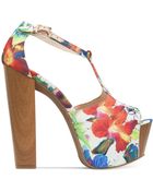 Jessica Simpson Dany T-Strap Platform Sandals - Lyst