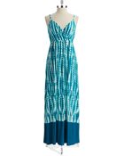Calvin Klein Tie Dyed Maxi Dress - Lyst