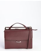 Fendi Burgundy Leather 'Demi Jour' Split Shoulder Bag - Lyst
