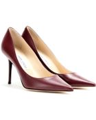 Jimmy Choo Agnes Leather Pumps - Lyst
