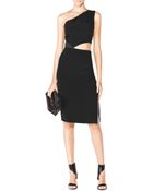Tamara Mellon One Shoulder Dress With Grommets - Lyst