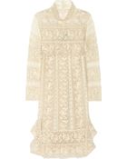 Isabel Marant Inny Crocheted Cottonlace Dress - Lyst