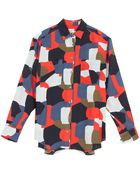 Paul & Joe Ls Printed Blouse - Lyst