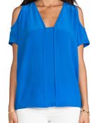 Cut25 By Yigal Azrouël Open Shoulder Center Insert Top - Lyst