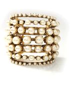Erickson Beamon Stratosphere Gold-Plated Faux Pearl Cuff - Lyst