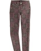 Hudson Collin Printed Skinny Jeans Beetle - Lyst
