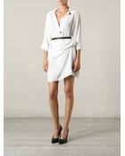 Vivienne Westwood Red Label Draped Front Shirt Dress - Lyst