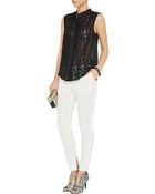 Sea Embroidered Cotton-Blend Top - Lyst