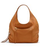 Vince Camuto Zoe Leather Hobo Bag - Lyst