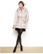 Betsey Johnson Pillowcollar Puffer Coat - Lyst