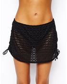 Freya Spirit Lace Skirted Bikini Bottom - Lyst