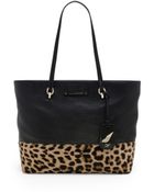 Diane von Furstenberg Sutra Ready To Go Leopard Haircalf Tote - Lyst