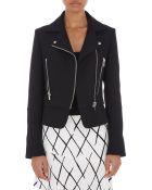 Balenciaga Tech Crepe Biker Jacket - Lyst