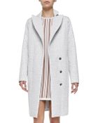 O'2nd Fuse Shiny Tweed Coat - Lyst