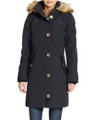 Michael Kors Faux Fur Trimmed Parka - Lyst