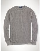 Polo Ralph Lauren Waffle-Knit Crewneck Thermal - Lyst