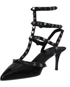 Valentino Rockstud Sling Back Decolleté - Lyst