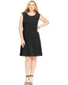 Spense Plus Size Sleevless Illusion-Top A-Line Dress - Lyst