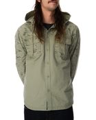 RVCA The Surplus Ls Hooded Buttondown Shirt - Lyst