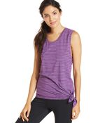 Nike Club Striped Sidetie Tee - Lyst
