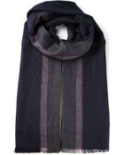 Brunello Cucinelli Striped Scarfs - Lyst
