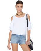 Nasty Gal In A Flutter Blouse - Lyst