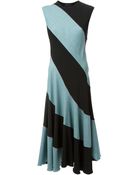 Jonathan Saunders Striped Dress - Lyst