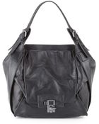 Kooba Valerie Leather Latch Shoulder Bag - Lyst