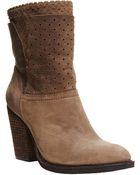 Steven By Steve Madden Kobrra Leather Heeled Boots - Lyst