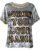 Ashish Sequin Embellished T-Shirt - Lyst