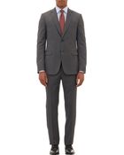 Z Zegna Micro Birdseye-Stitch Two-Button Suit - Lyst