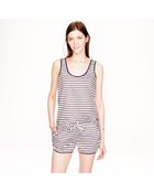 J.Crew Vintage Cotton Pajama Short Set - Lyst
