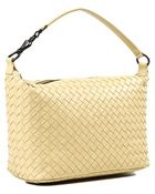 Bottega Veneta Banana Intrecciato Shoulder Bag - Lyst
