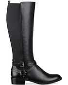 Tommy Hilfiger Tommmy Hilfiger Women'S Sienna Tall Stretch Back Riding Boots - Lyst