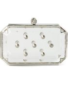 Alexander McQueen Skull Studded Box Clutch - Lyst
