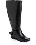 Nine West Tiptop Leather Boots - Lyst