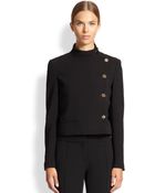Tamara Mellon Funnel-Neck Wool Jacket - Lyst