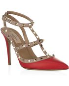 Valentino Patent Rockstud 100 Pump - Lyst