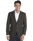 Tommy Hilfiger Dark Olive Herringbone Wool 2-Button Blazer - Lyst