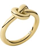 Michael Kors Gold-Tone Knot Ring - Lyst