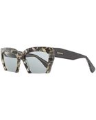 Miu Miu Cutoff Square Sunglasses - Lyst