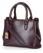 Lauren by Ralph Lauren Newbury Mini Double Zip Satchel - Lyst