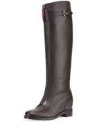 Christian Louboutin Foresta Zipfront Wedge Boot - Lyst