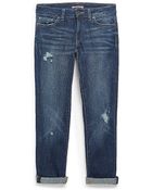 Tommy Hilfiger Boyfriend Rip & Repair Jean - Lyst