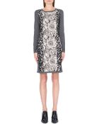 Paul Smith Printed-panel Knitted Dress - Lyst